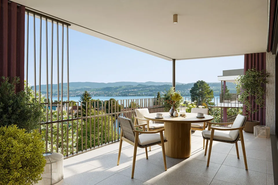 4.5-Zimmer-Attikawohnung mit Seeblick