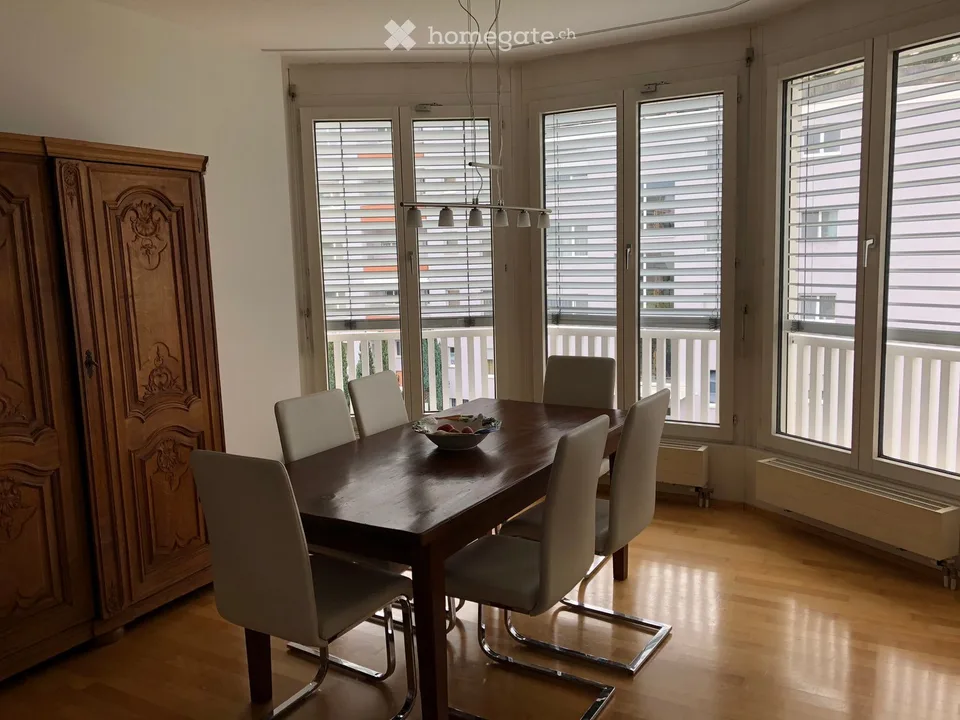 3.5 room apartment, 2nd (top) floor with 51 m² rooftop terrace and parking space