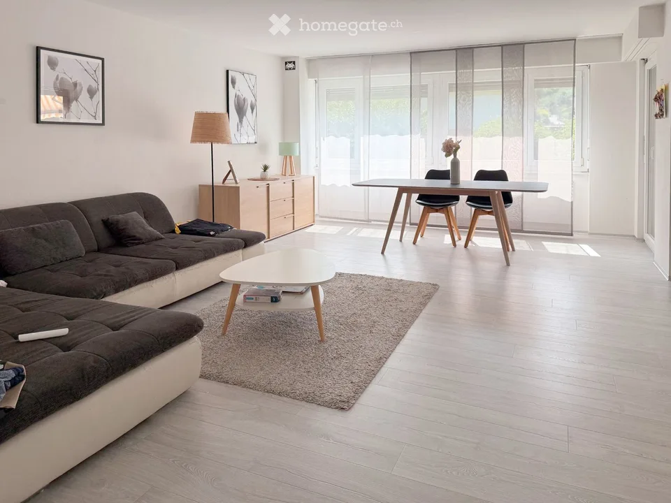 Magnifique appart. 4.5 pièces partiellement meublé à Réchy.