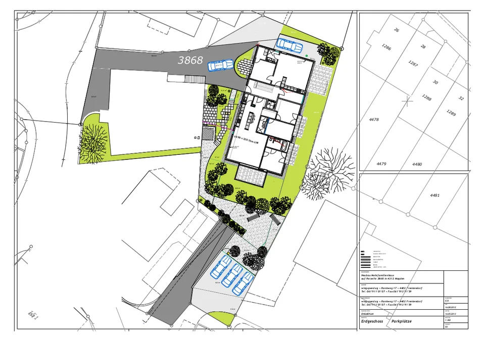 Schöne moderne Wohnung mit Garten im Zentrum von Magden