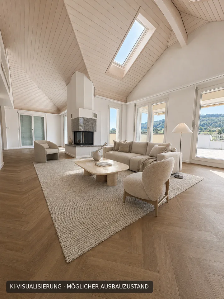 Einzigartige 6.5-Zimmer-Attika-Maisonettewohnung mit Galerie und Traumterrasse bald verfügbar!