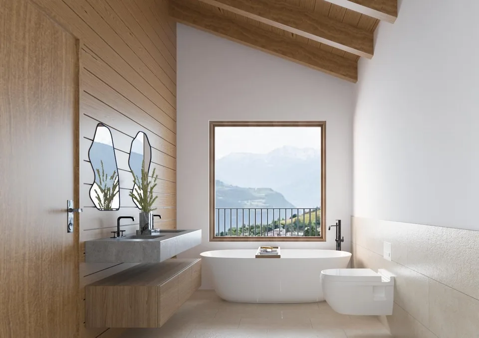 Chalet nuovo di 5,5 locali in struttura lignea con vista panoramica sul lago e le Alpi