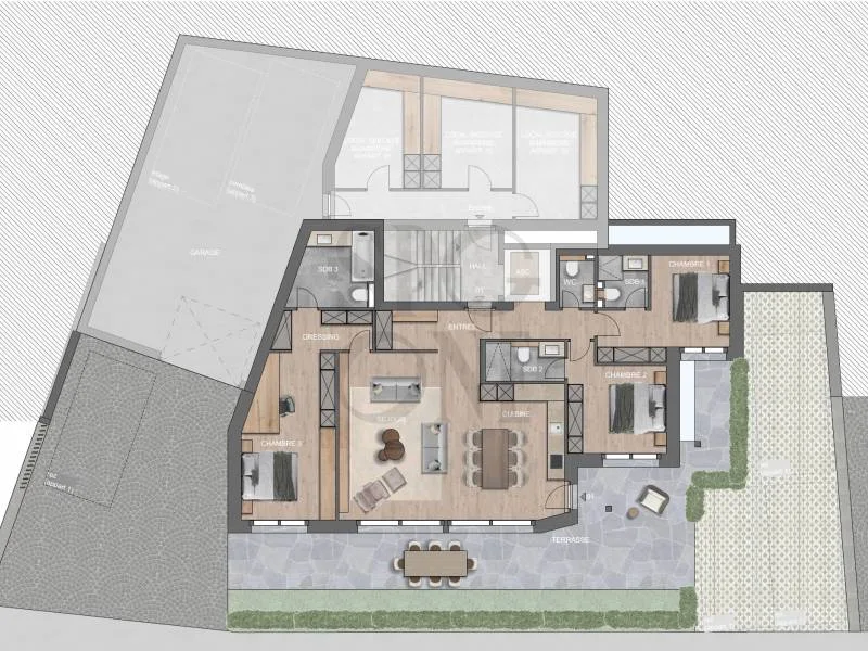 Appartement rez de chaussée dans nouvelle résidence exclusive