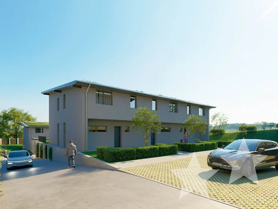 Haus D3 - Grosszügiges Eckhaus mit viel Licht und privatem Gartengefühl / Maison D3 - Une maison d'angle généreuse avec lumière et véritable esprit jardin