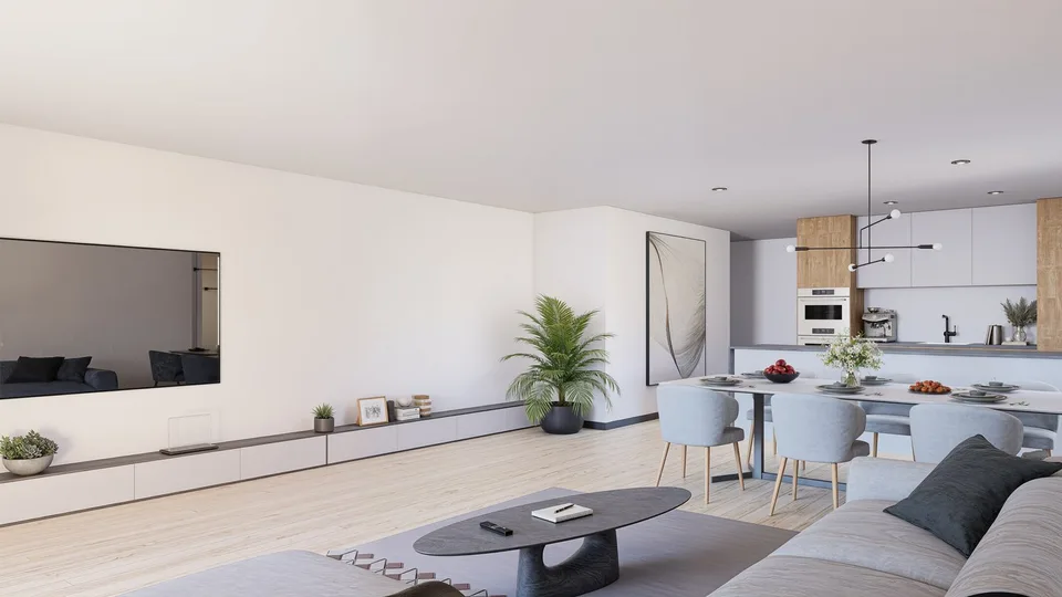 Appartement spacieux de 5,5 pièces avec balcon ou jardin