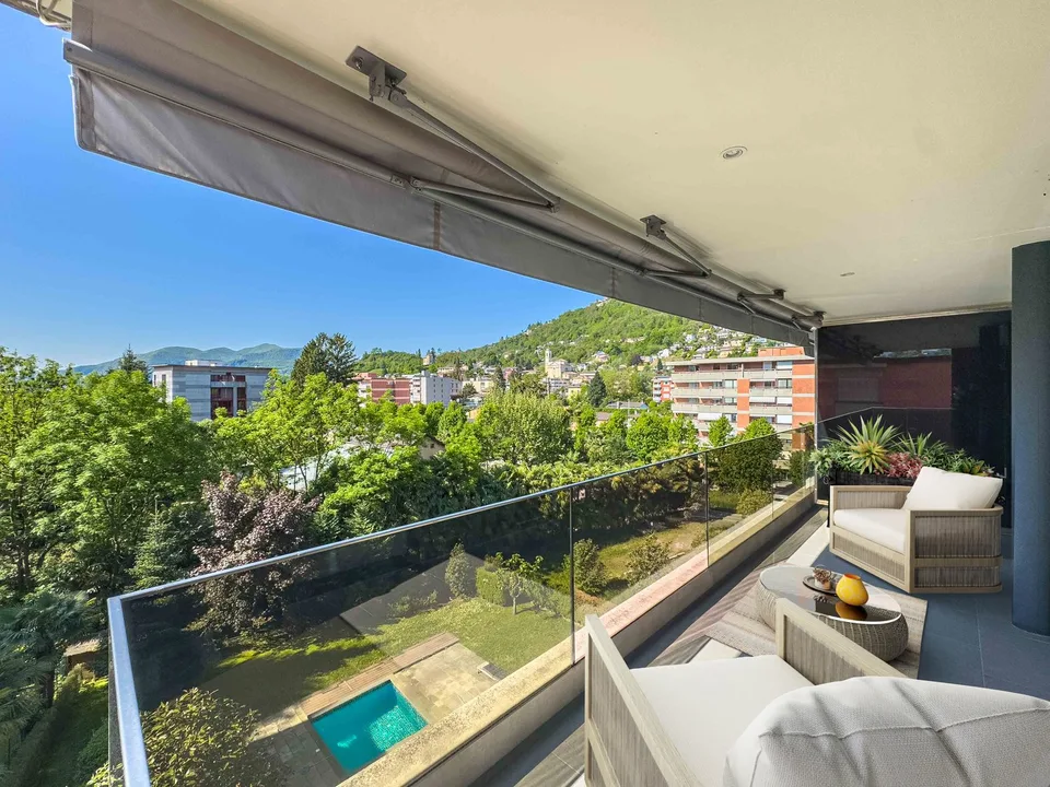 Appartement spacieux de 3,5 pièces avec terrasse à Agno