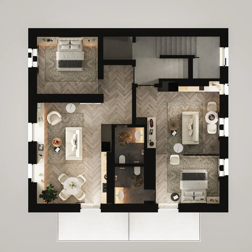 Stylish 2.5-room city apartments in Zurich with high-quality finishes