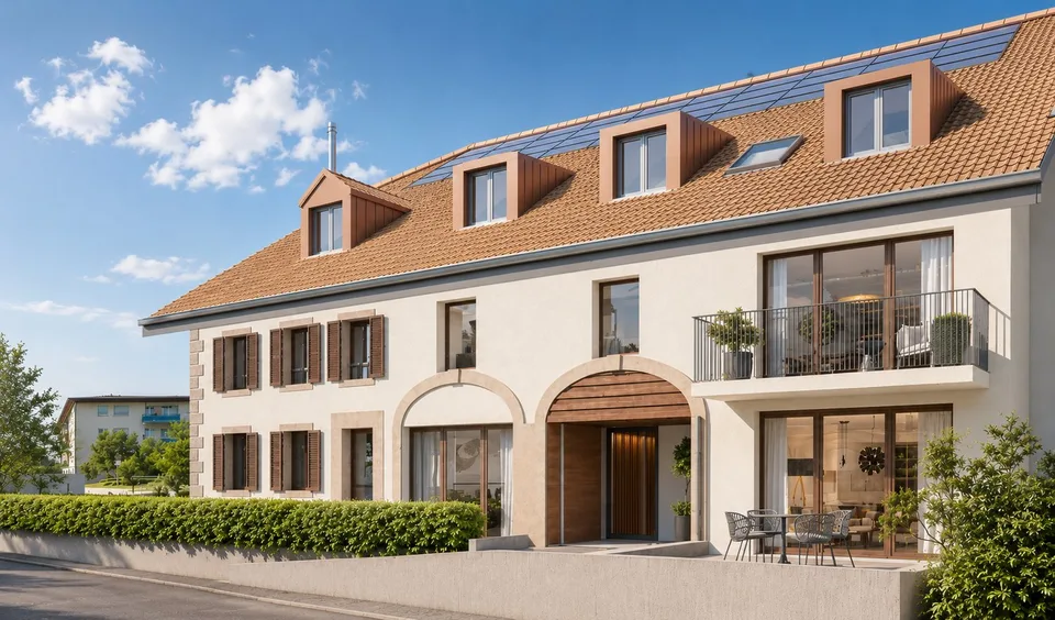 Ideale Lage im Zentrum mit Terrasse und privatem Garten - Neu