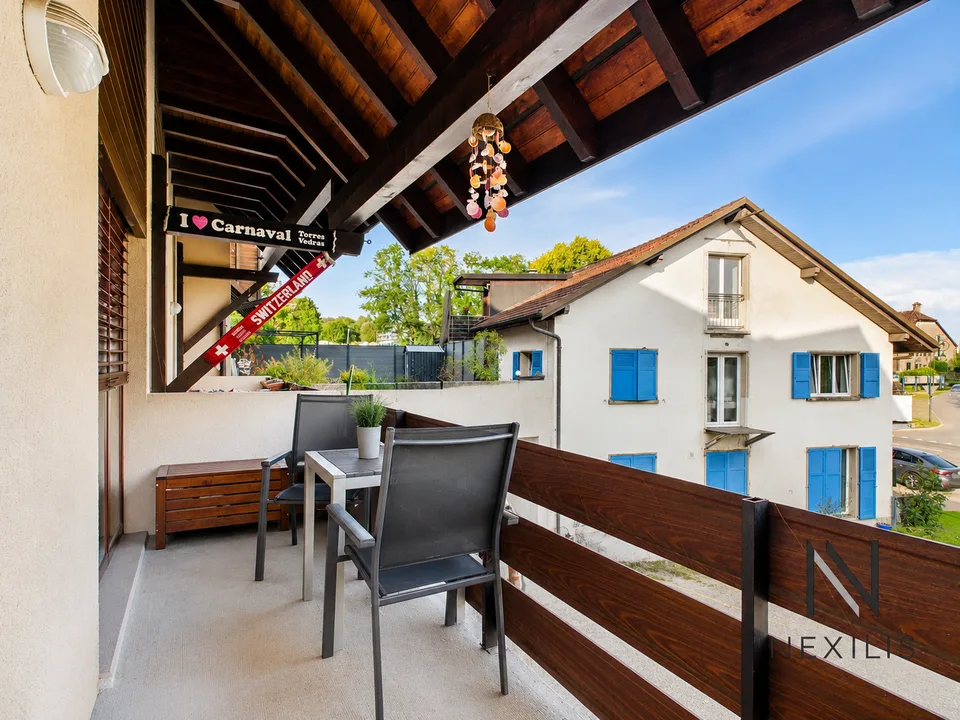 3,5 Zimmer mit Garten, Balkon und 2 Parkplätzen