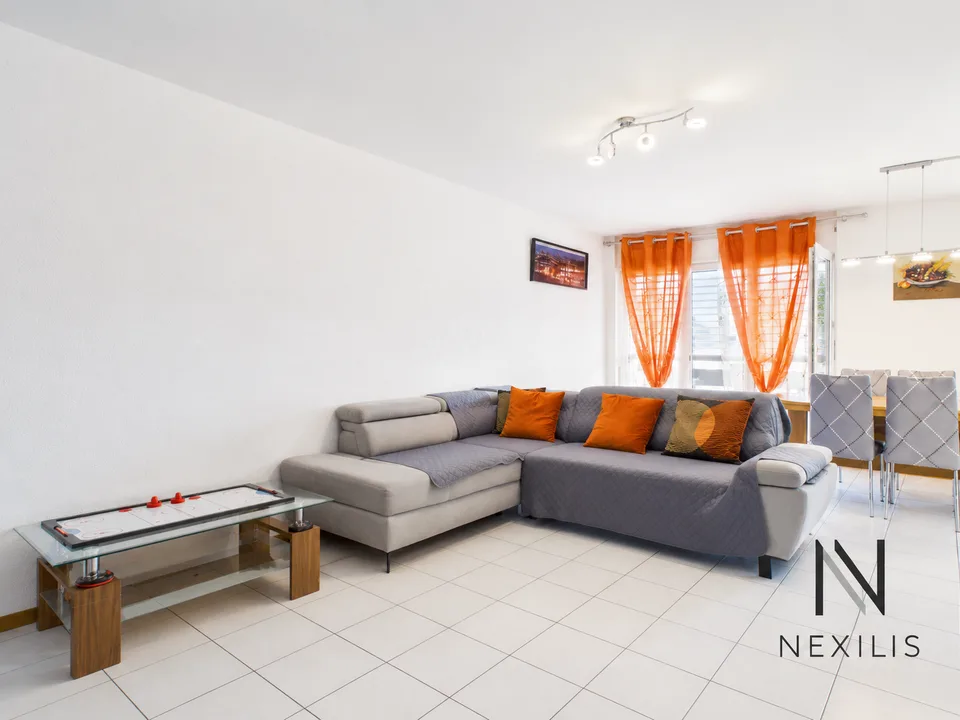 3,5 Zimmer mit Garten, Balkon und 2 Parkplätzen