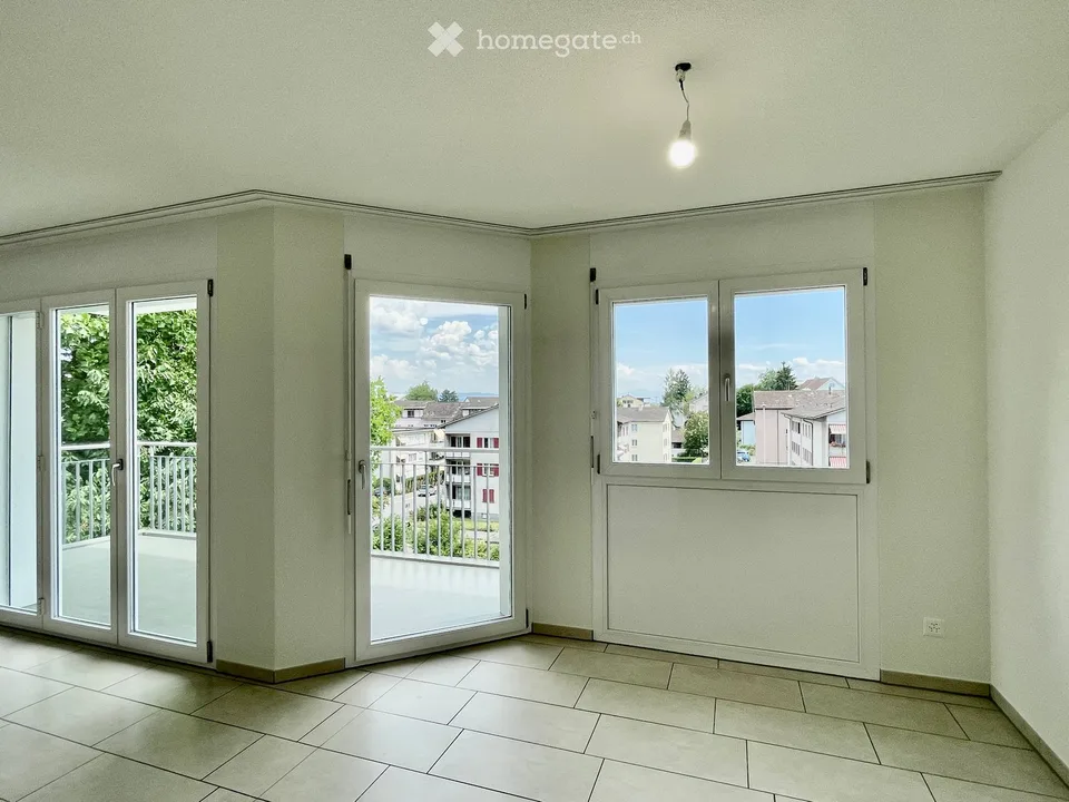 Beautiful, bright, quiet and newly renovated 4.5-room apartment with large balcony by arrangement