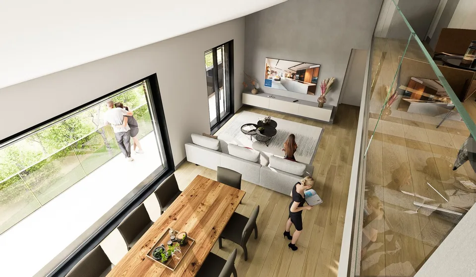 Wonderful 4.5-room duplex with private garden in Bosco Luganese PPP5