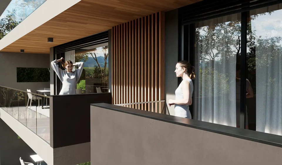 Wonderful 4.5-room duplex with private garden in Bosco Luganese PPP5