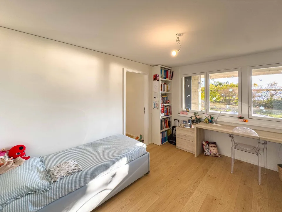 5,5 Lokale Duplex mit Seeblick in Castagnola