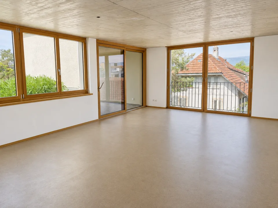 Attractive 3½-room attic apartment with large loggia and terrace