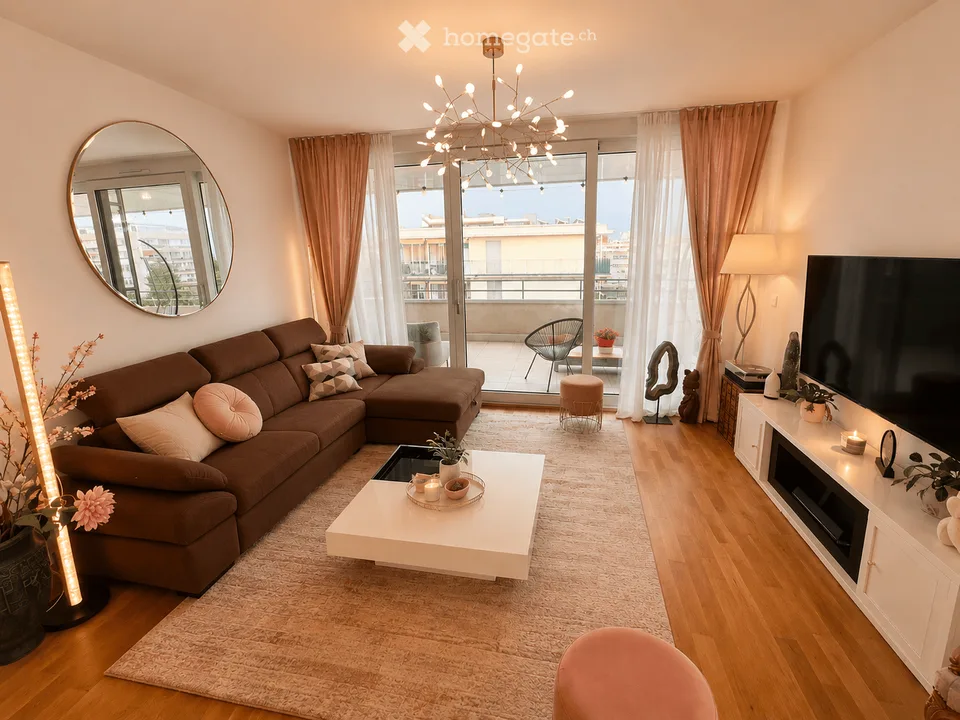 RARE - Neupenthouse 5 Zimmer, Terrasse 70m2, Parkplatz für Auto und Motorrad - Châtelaine, 1219
