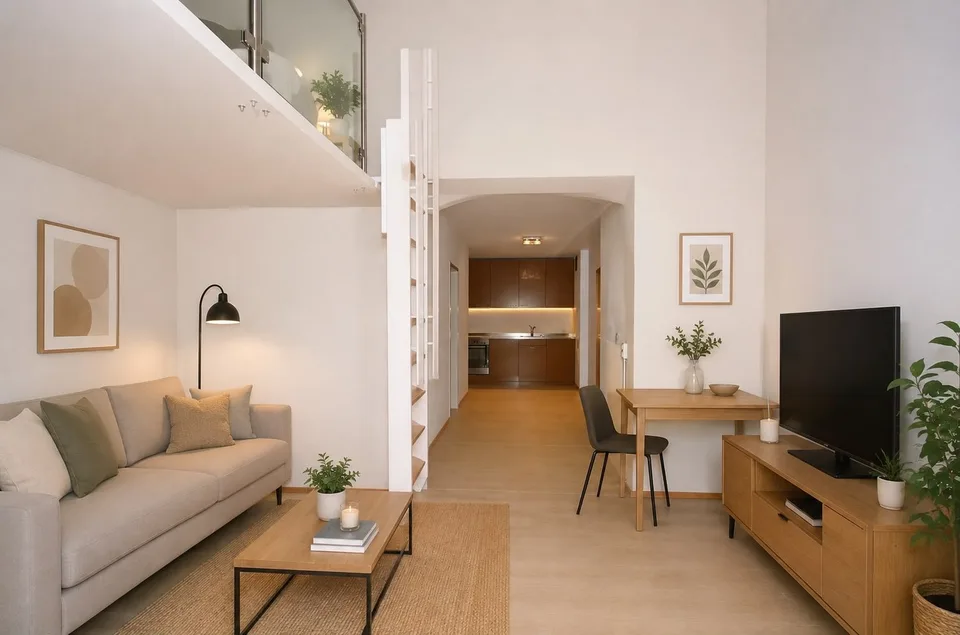 Studio au centre du village – Vivre directement au bord du ruisseau