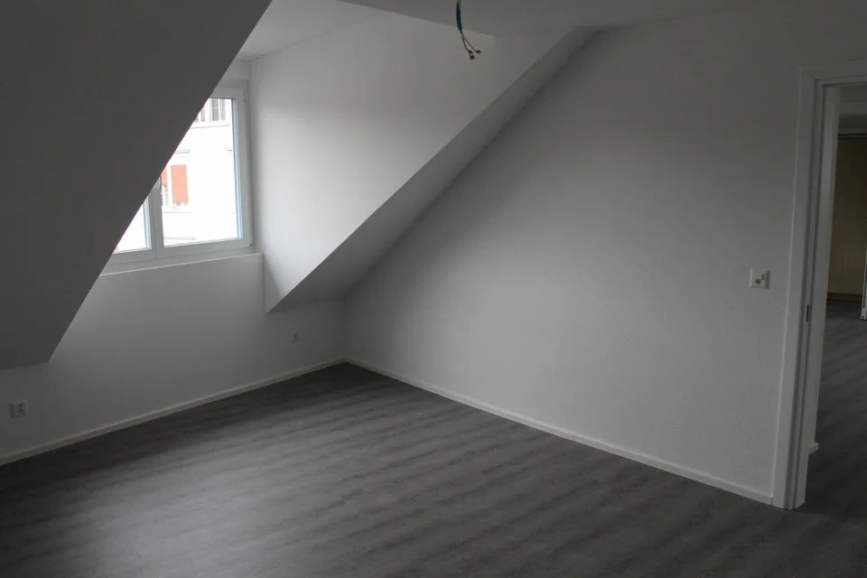 2.5-room attic apartment, renovated in 2022, for rent in Herisau