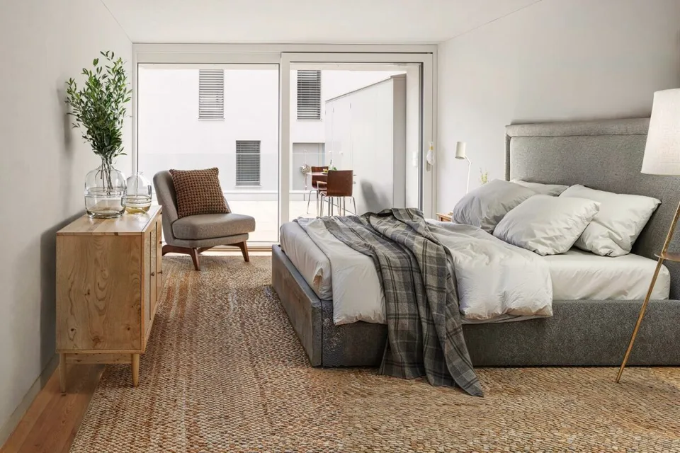2-Etagen Terrassenhaus mit 2 Terrassen und 1 Sitzplatz
