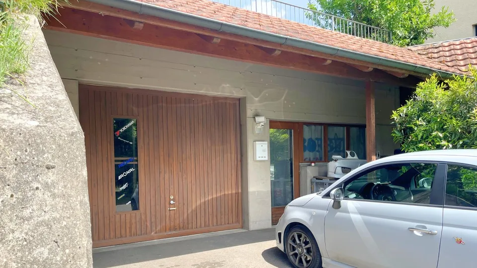 Row house with commercial space - living and working under one roof