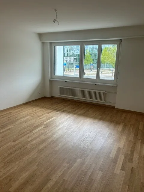First rental of a bright 3-room apartment with balcony and beautiful view in Opfikon