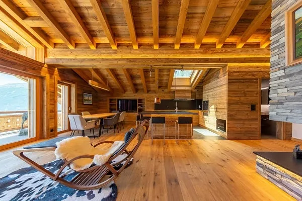 Luxurious ski-in ski-out apartments with panoramic views