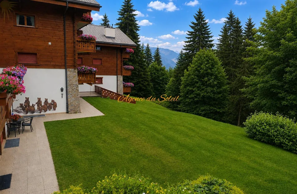 Appartement Ski-in/Ski-out de standing de 4.5 pièces avec piscine privée au coeur de Crans !