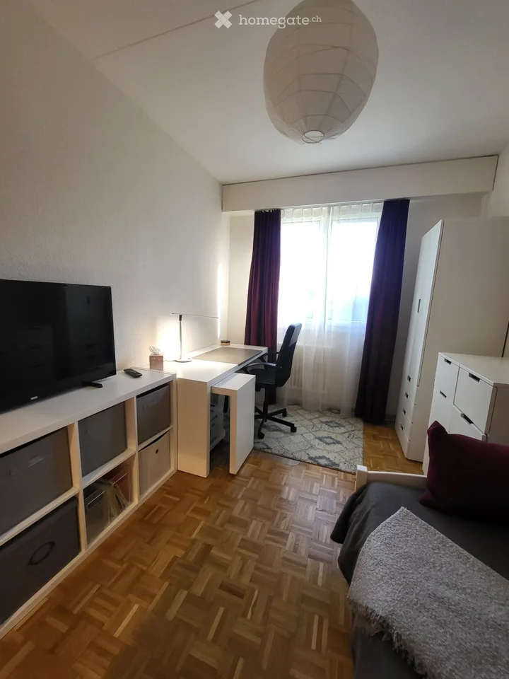 Zimmer möbliert 10.5 m² zur Untervermietung Grand-Lancy