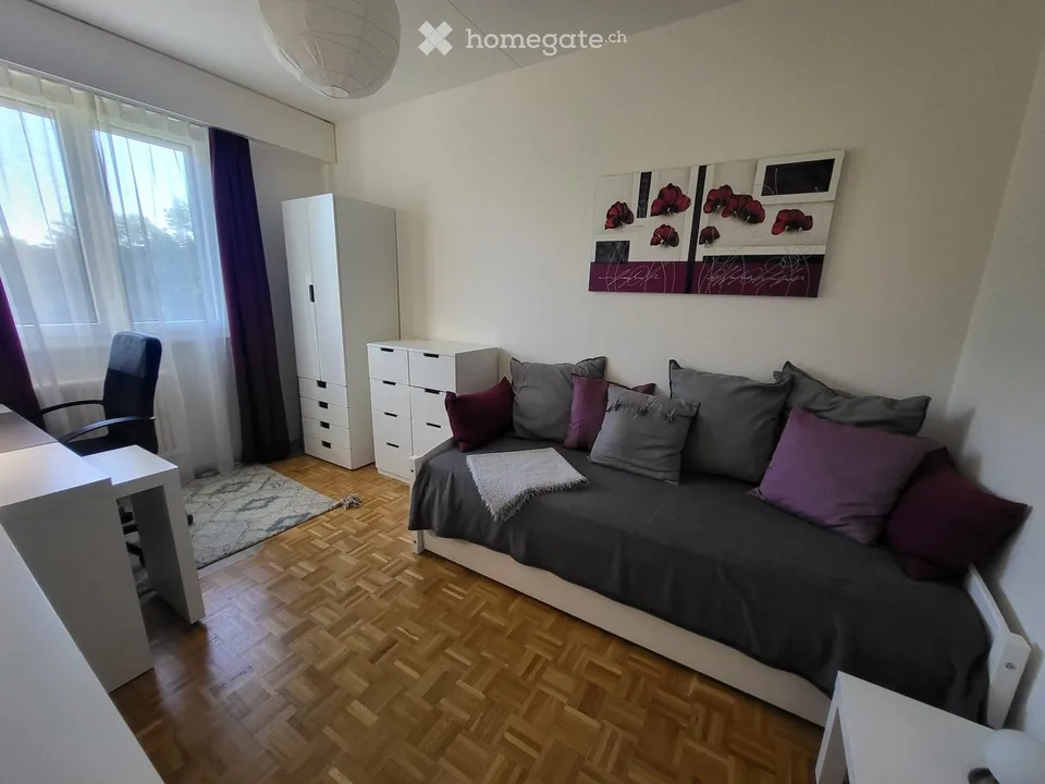 Chambre meublée 10.5 m² à sous-louer Grand-Lancy