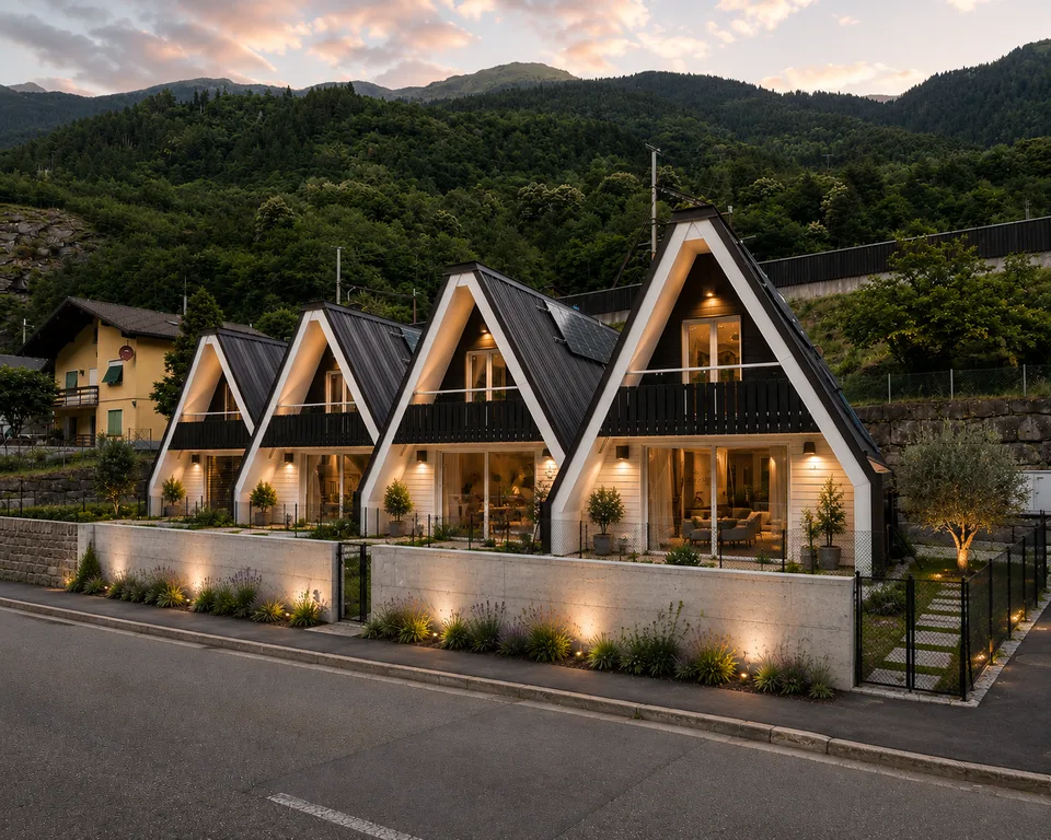 CHARACTERISTIC TERRACED HOUSE 3.5 ROOMS MINERGIE IN FAIDO