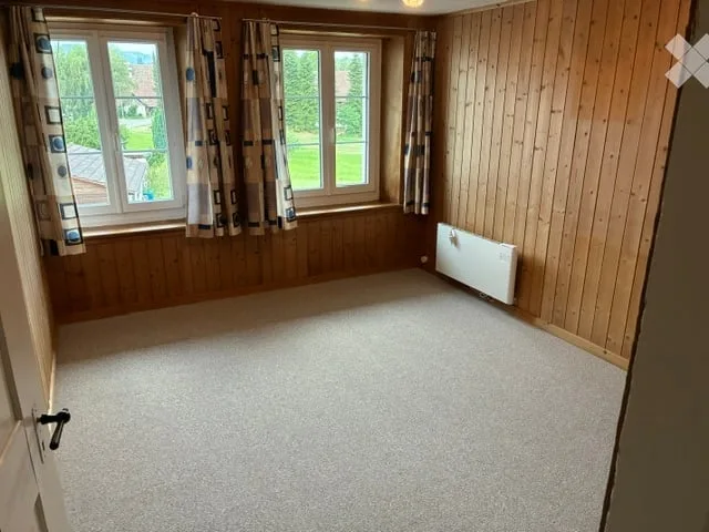 3-room old building apartment with a view in Schönenberg ZH