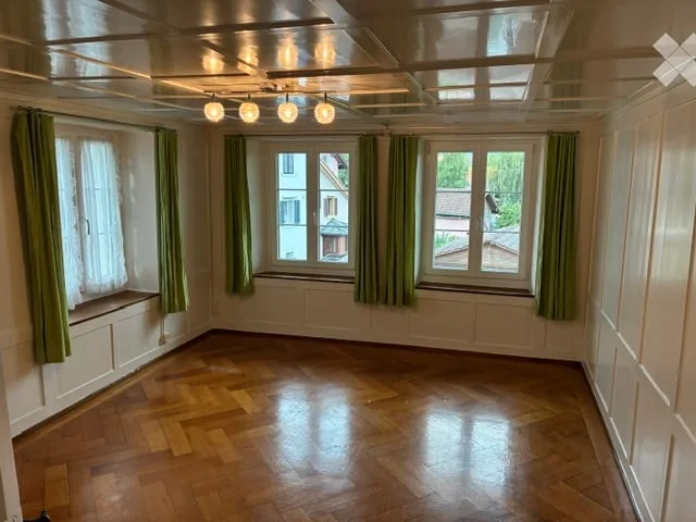 3-room old building apartment with a view in Schönenberg ZH