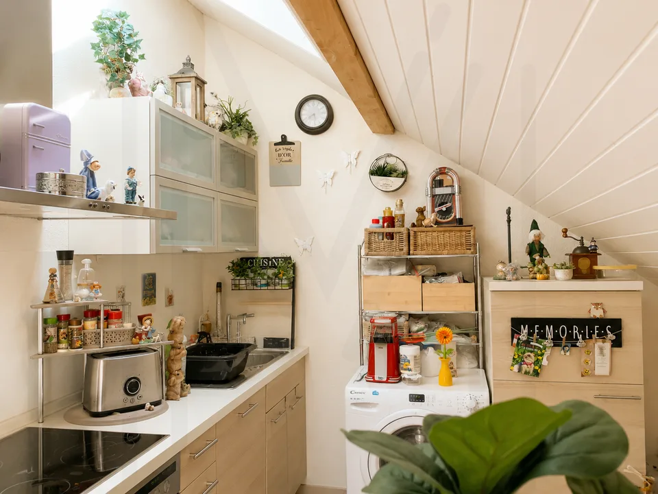 Zwei-Zimmer-Wohnung unter dem Dach