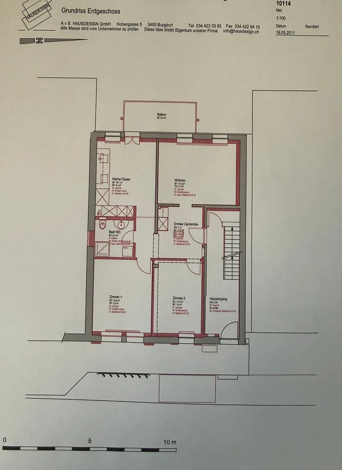 Charmant appartement 3.5 pièces au coeur de Burgdorf