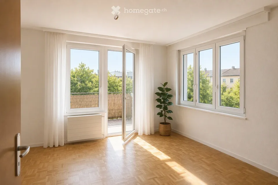 Unique: charmant 3.5 pièces à Bôle avec vue sur le lac et grand jardin, disponible immédiatement