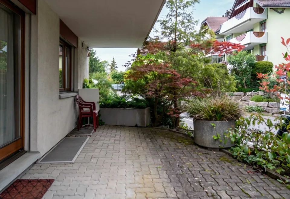 Attraktive 1.5 Zimmer Parterrewohnung