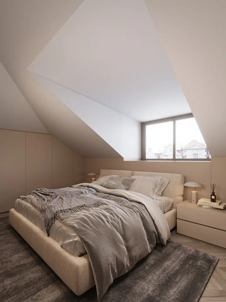 Appartamento mansardato 2 locali elegante a Zurigo con attrezzatura completa di alta qualità
