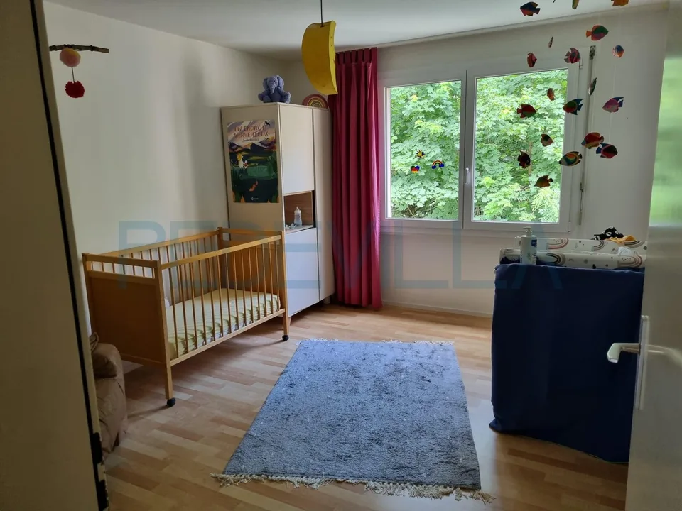 À louer - Bel appartement 4.5 pièces avec balcon et cheminée à Bienne