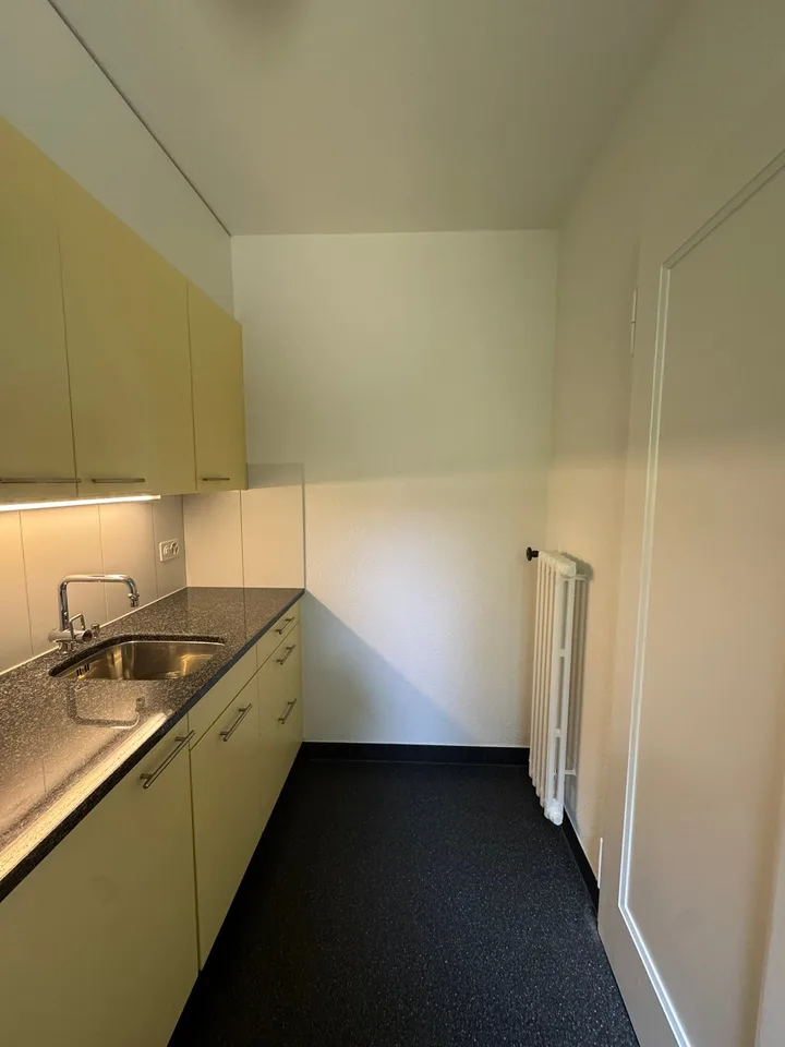 Gemütliche 2-Zimmerwohnung mit eigenem Gartensitzplatz.