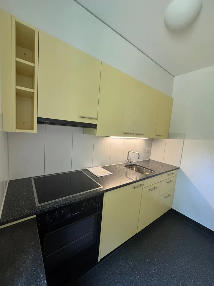 Gemütliche 2-Zimmerwohnung mit eigenem Gartensitzplatz.
