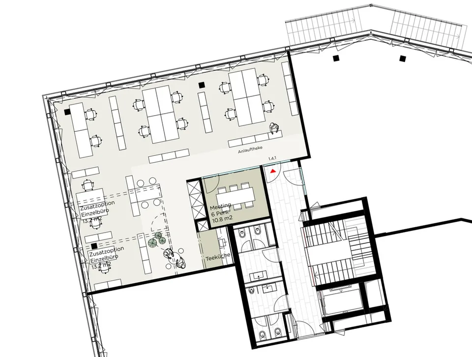 Erstklassige Büroflächen mit fertigem Innenausbau - Jetzt mieten und einziehen!