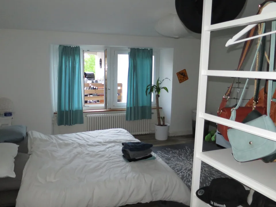 Grosse 4.5-Zimmer-Wohnung in Läufelfingen – ruhige Lage mit Balkon und Aussicht ins Grüne