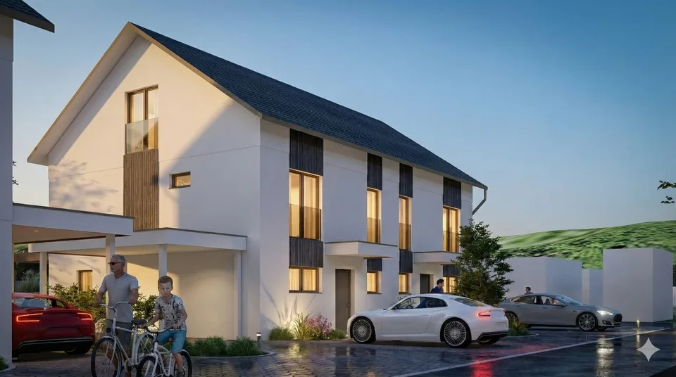 Casa a schiera di 7,5 locali con grande giardino a Erlinsbach
