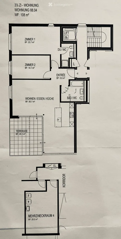 Appartement en norme de propriétaire à Bülach