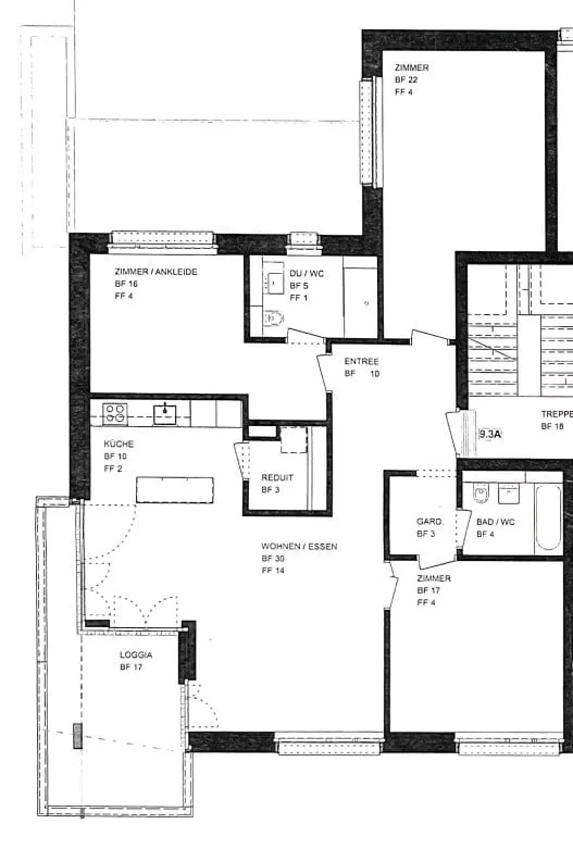 Moderne, helle 4.5-Zimmer-Wohnung mit Balkon in Zürich-Binz