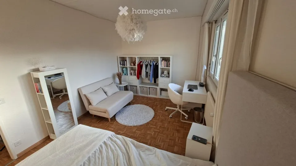 Zimmer möbliert 12 m² zur Untervermietung in Grand-Lancy