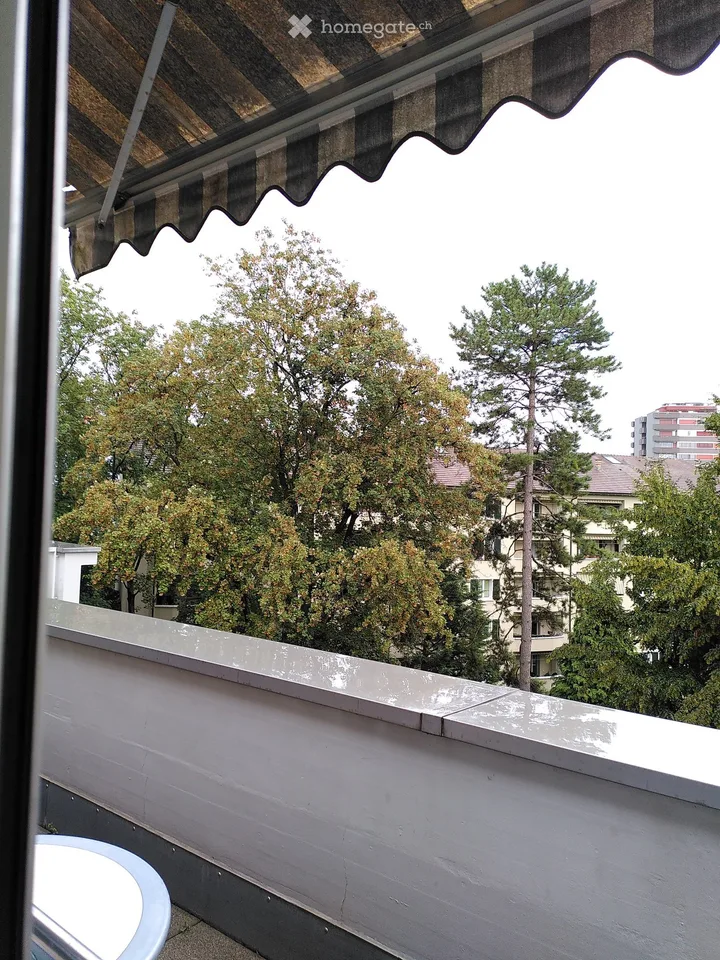 We rent a 2-room apartment (40m2) on the top floor with a lift in the Breitequartier