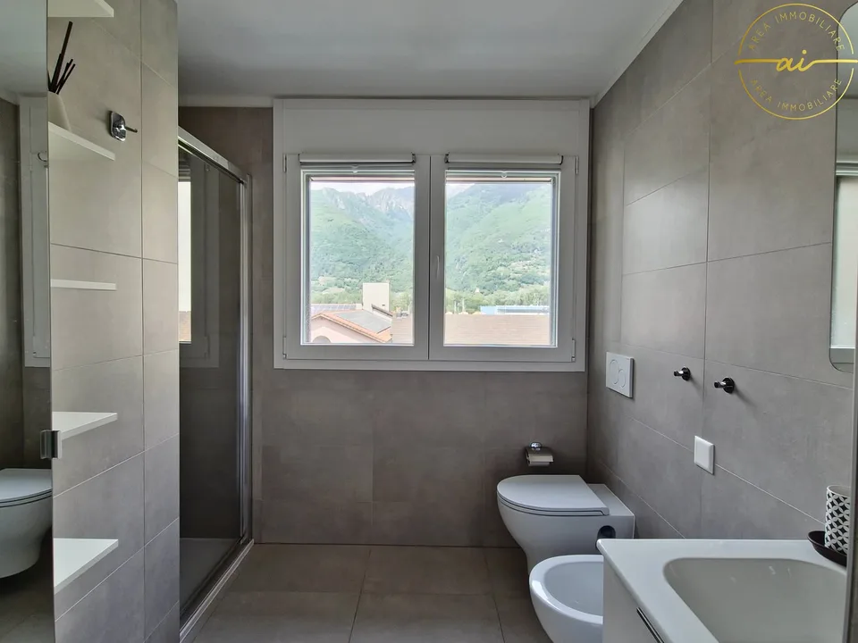 MODERNO APPARTAMENTO DI 3.5 LOCALI CON AMPIA TERRAZZA A GIUBIASCO