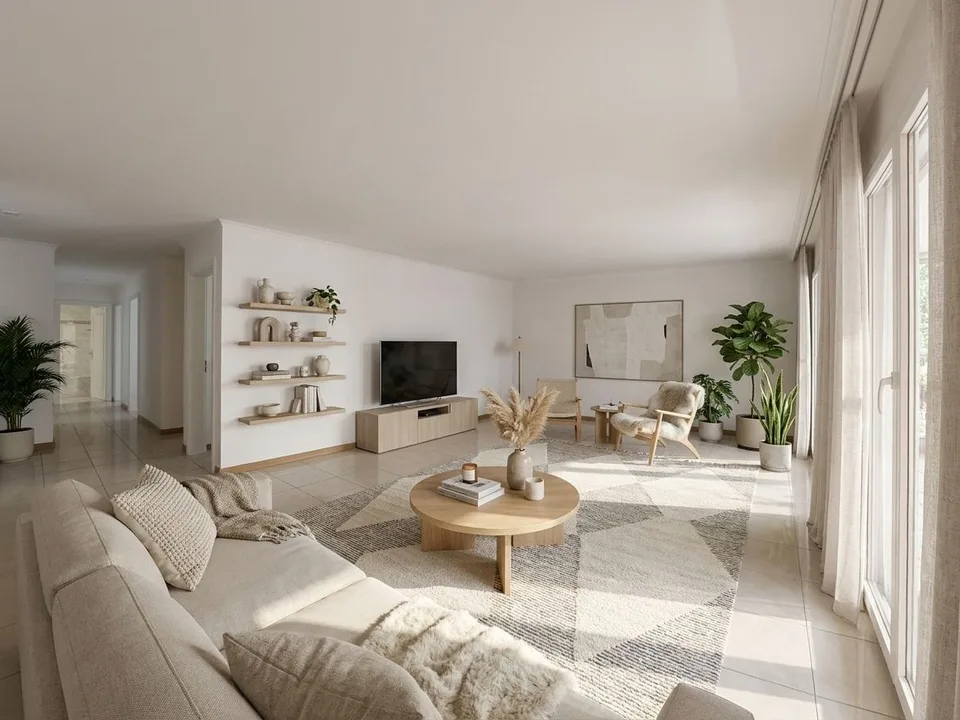 Helle 4.5-Zimmer-Wohnung mit 3 Balkonen, seenah in Locarno