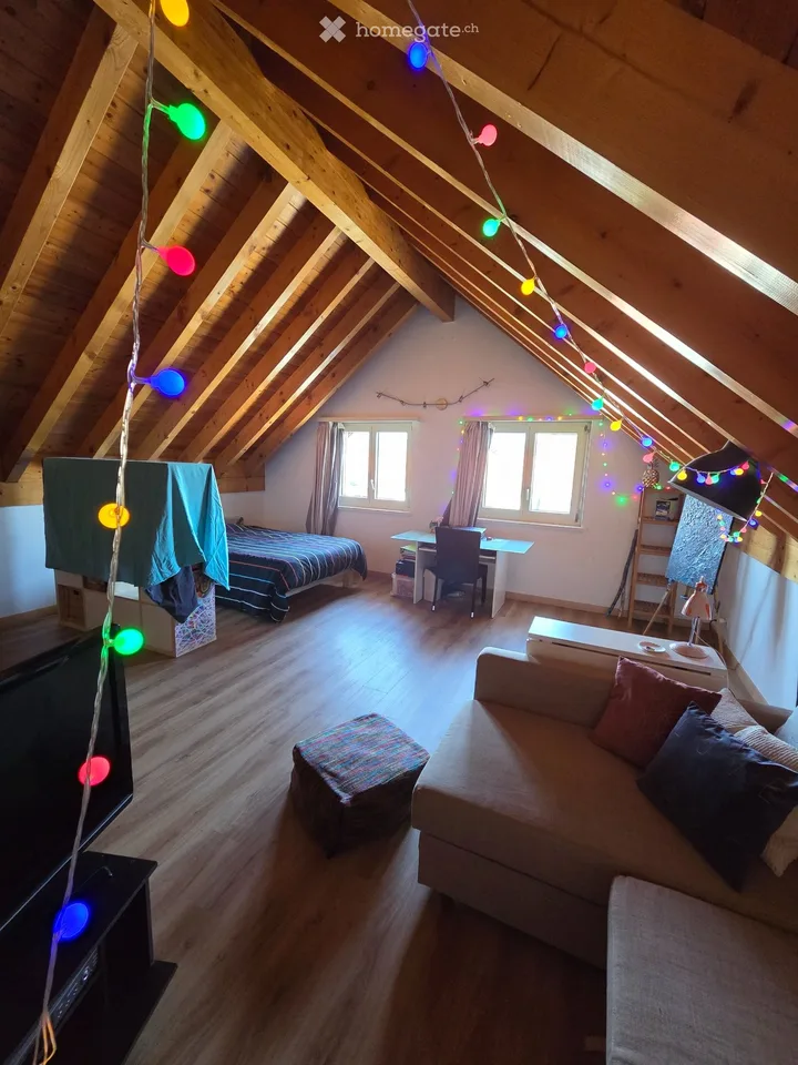 Large 44 m2 room on the floor of a 3-person shared apartment